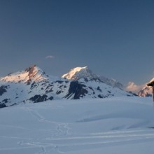 vista del Monte Bianco